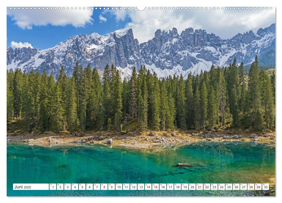 Südtirol - Von Meran bis zum Pragser Wildsee (CALVENDO Premium Wandkalender 2025)