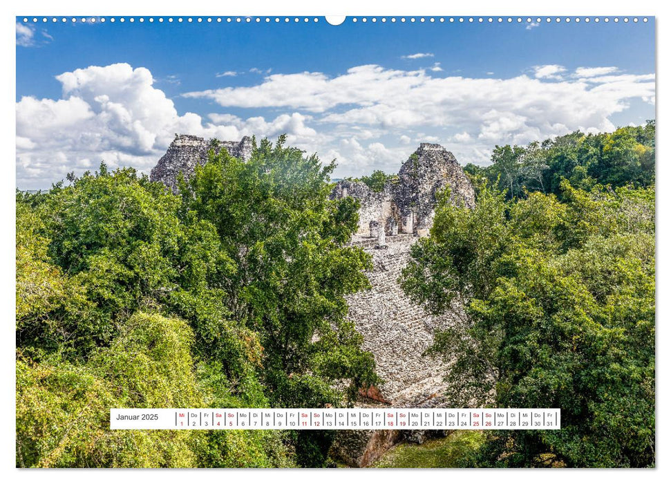 Yucatan-Bauwerke der MAYA (CALVENDO Wandkalender 2025)