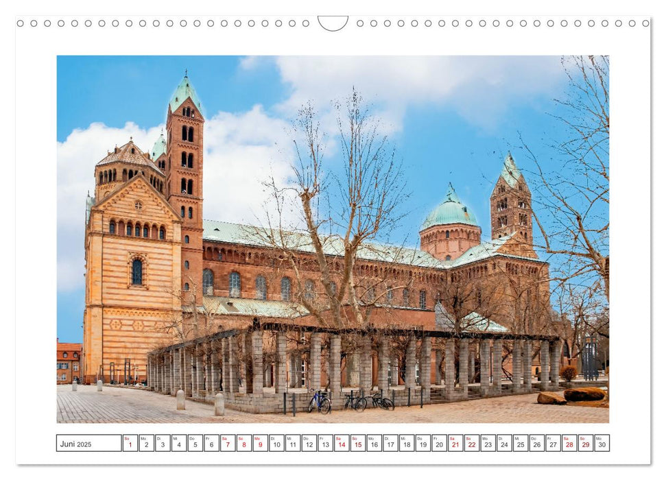 Stadt Speyer - wunderschönes Reiseziel (CALVENDO Wandkalender 2025)