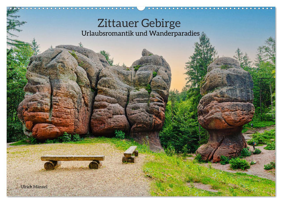 Zittauer Gebirge-Urlaubsromantik und Wanderparadies (CALVENDO Wandkalender 2025)