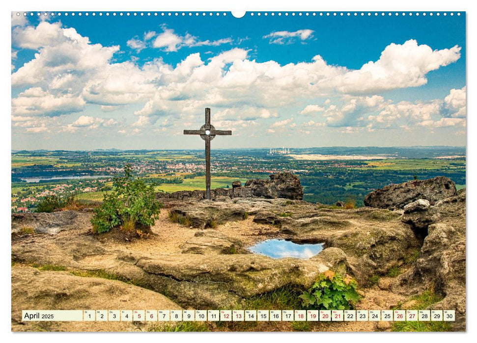 Zittauer Gebirge-Urlaubsromantik und Wanderparadies (CALVENDO Wandkalender 2025)