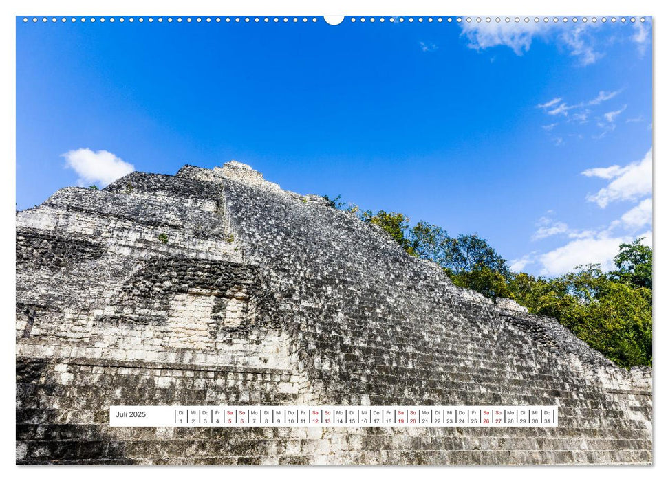 Yucatan-Bauwerke der MAYA (CALVENDO Premium Wandkalender 2025)