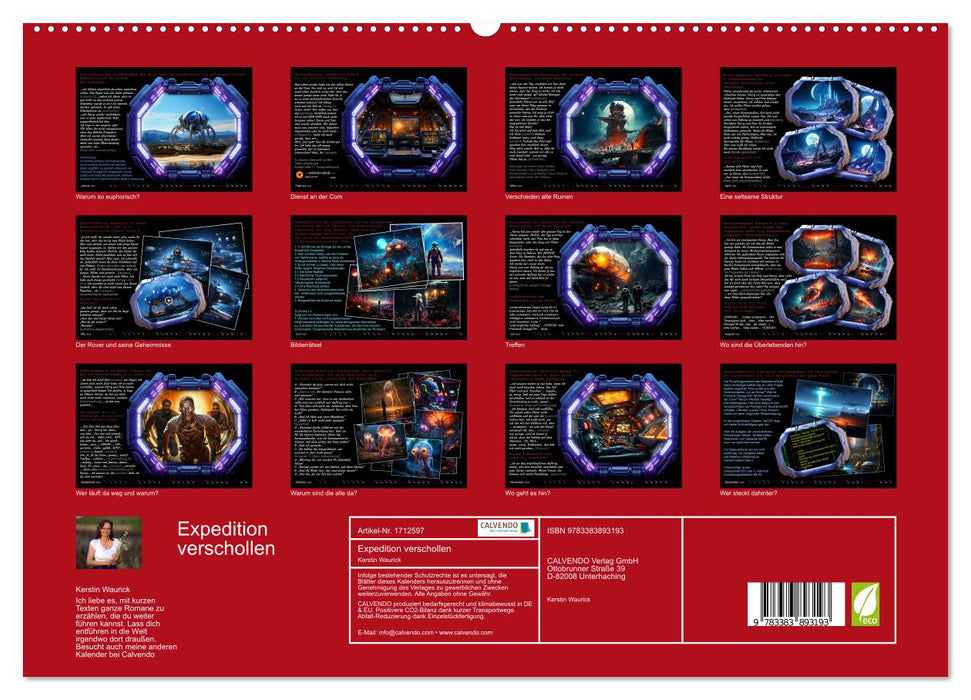 Expedition verschollen (CALVENDO Premium Wandkalender 2025)