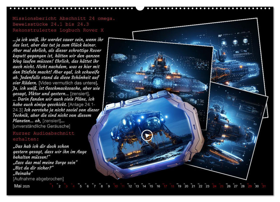 Expedition verschollen (CALVENDO Premium Wandkalender 2025)