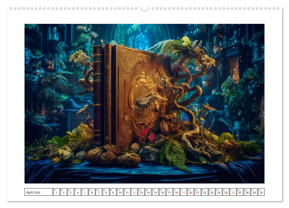 Zauberbuch - Terra Magica (CALVENDO Wandkalender 2025)