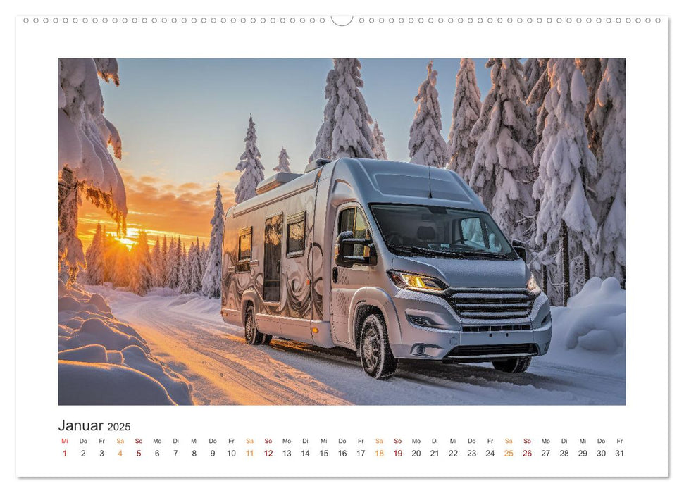 Abenteuer Camping (CALVENDO Premium Wandkalender 2025)