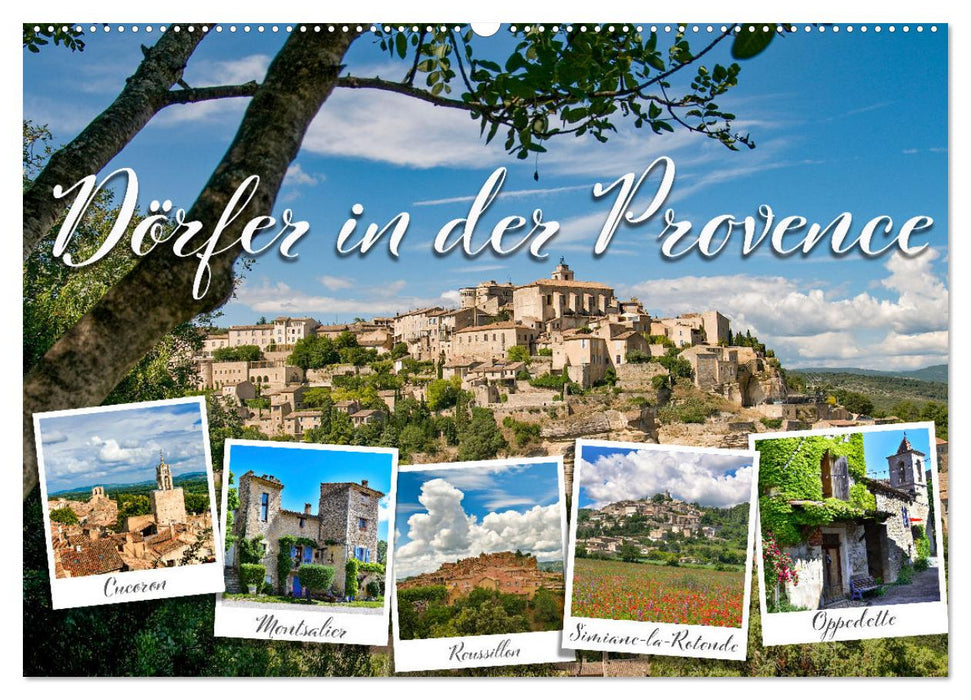 Dörfer in der Provence (CALVENDO Wandkalender 2025)