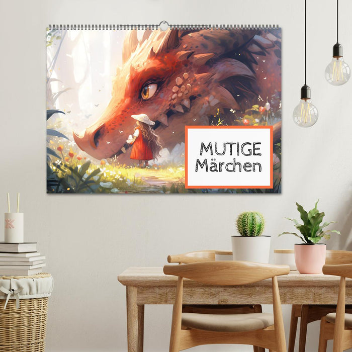 Mutige Märchen (CALVENDO Wandkalender 2025)