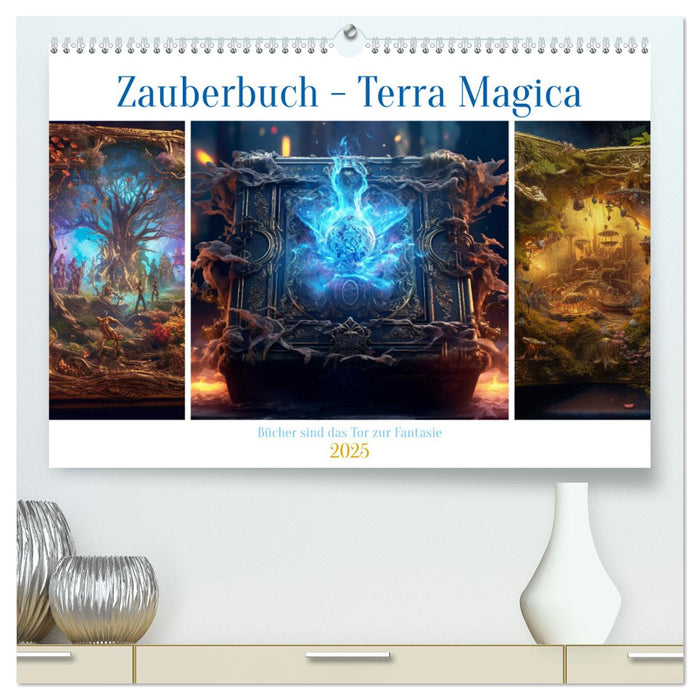 Zauberbuch - Terra Magica (CALVENDO Premium Wandkalender 2025)