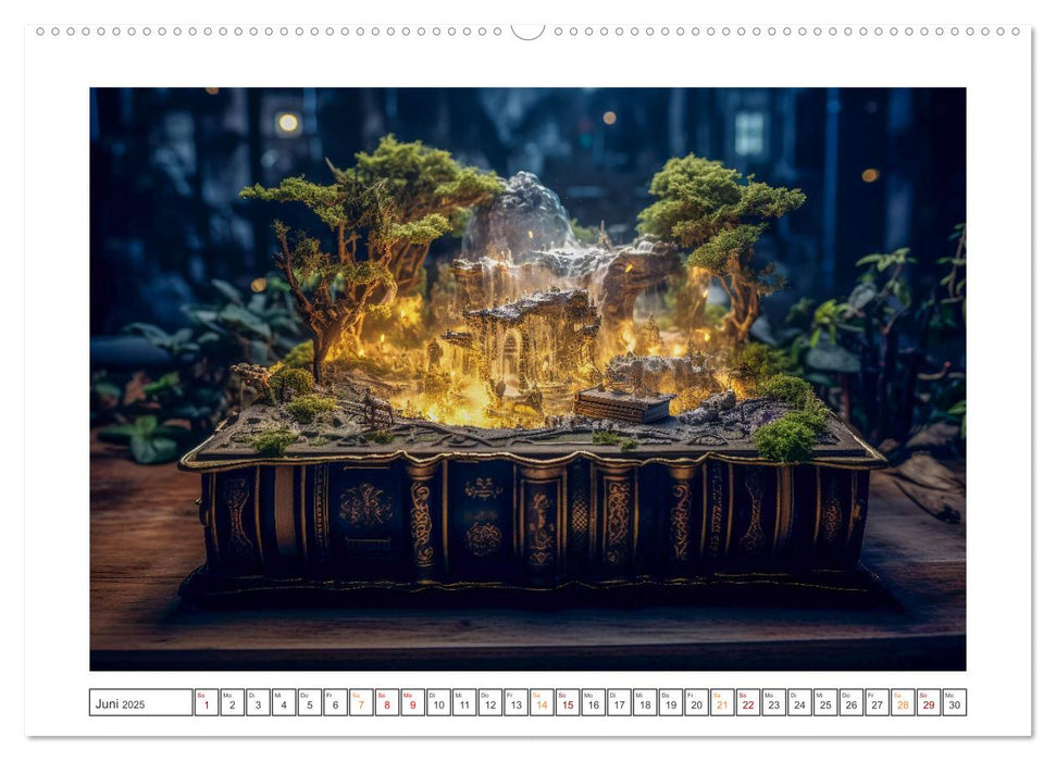 Zauberbuch - Terra Magica (CALVENDO Premium Wandkalender 2025)