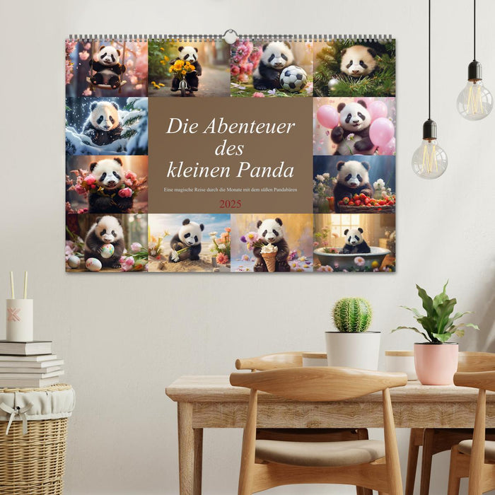 Die Abenteuer des kleinen Panda (CALVENDO Wandkalender 2025)