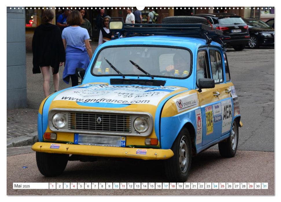 Renault 4 - Kultfahrzeug und Wegbegleiter (CALVENDO Wandkalender 2025)