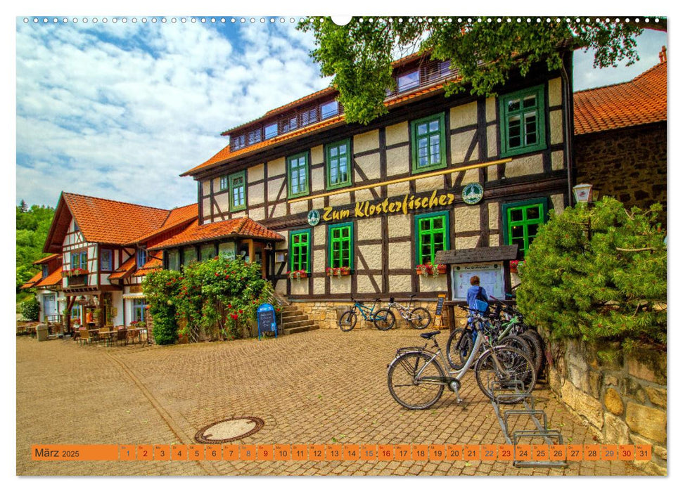 Das Kloster Michaelstein erleben – Ehemalige Zisterzienser – Abtei in Blankenburg am Harz (CALVENDO Wandkalender 2025)