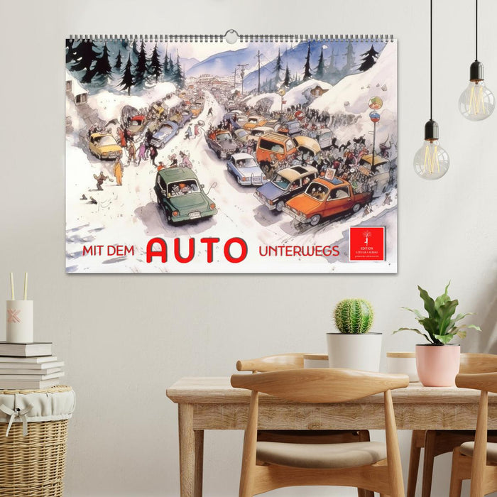 Mit dem Auto unterwegs (CALVENDO Wandkalender 2025)