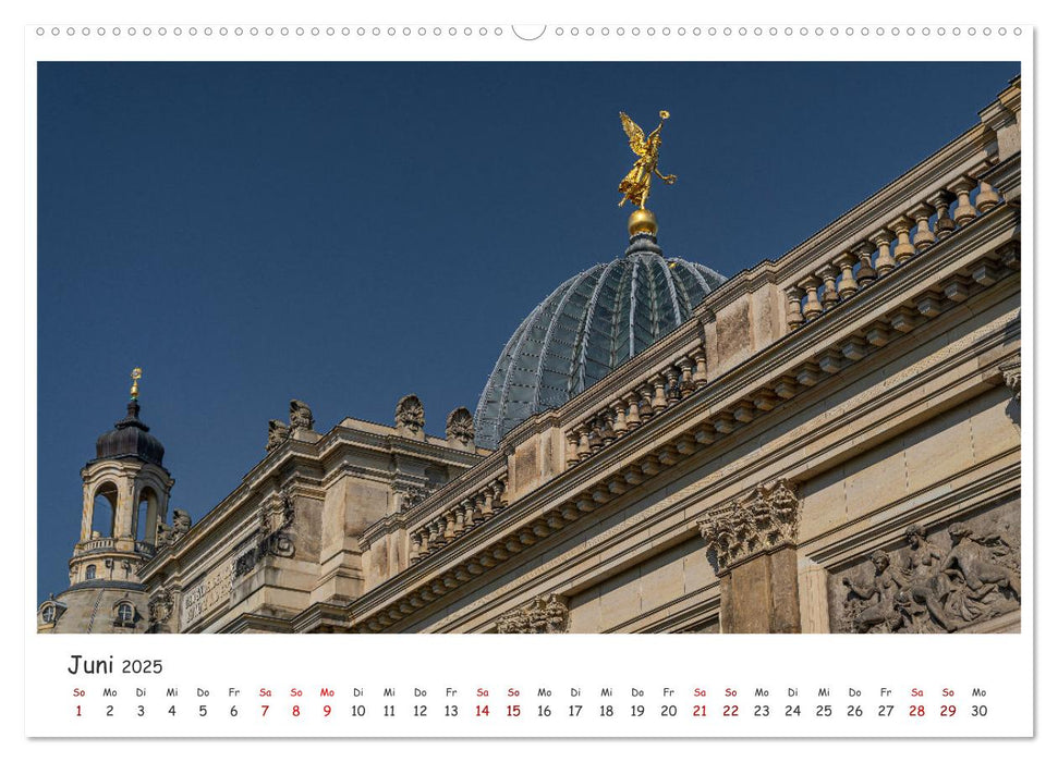 Dresdens barocke Altstadt (CALVENDO Premium Wandkalender 2025)