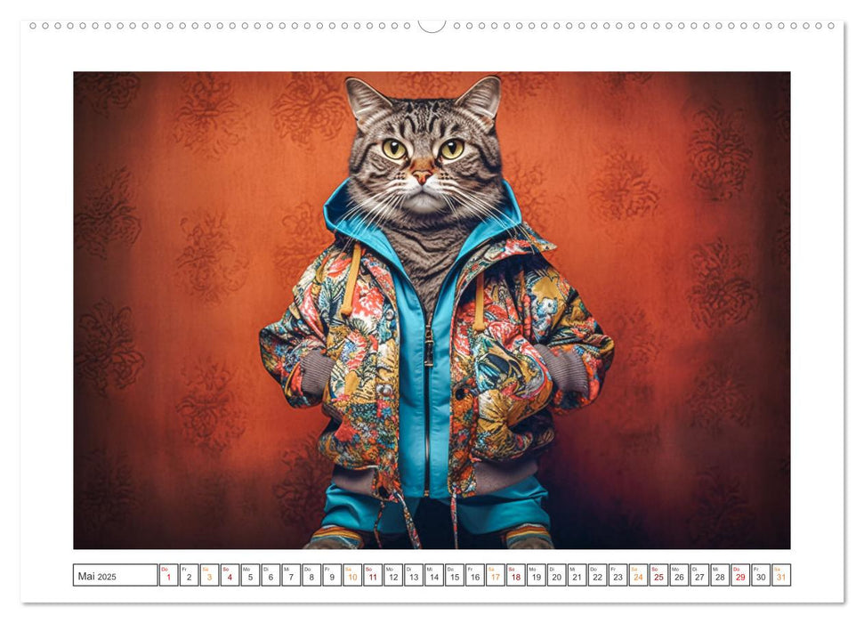 Tierischer HipHop Style (CALVENDO Wandkalender 2025)