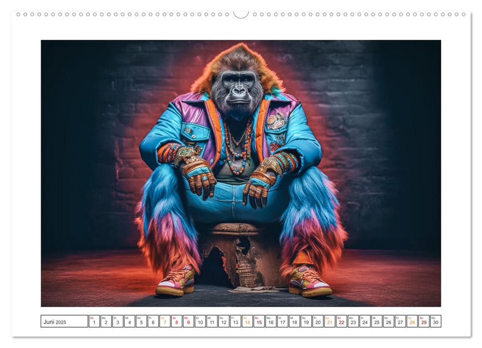 Tierischer HipHop Style (CALVENDO Wandkalender 2025)