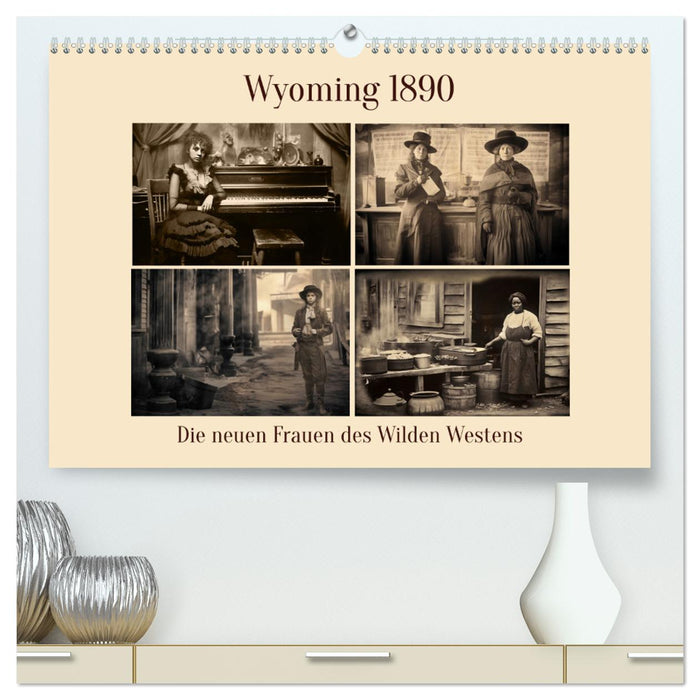 Wyoming 1890 (CALVENDO Premium Wandkalender 2025)