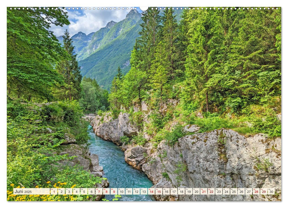 Slowenien - Eine visuelle Reise durch das Land der Kontraste (CALVENDO Wandkalender 2025)