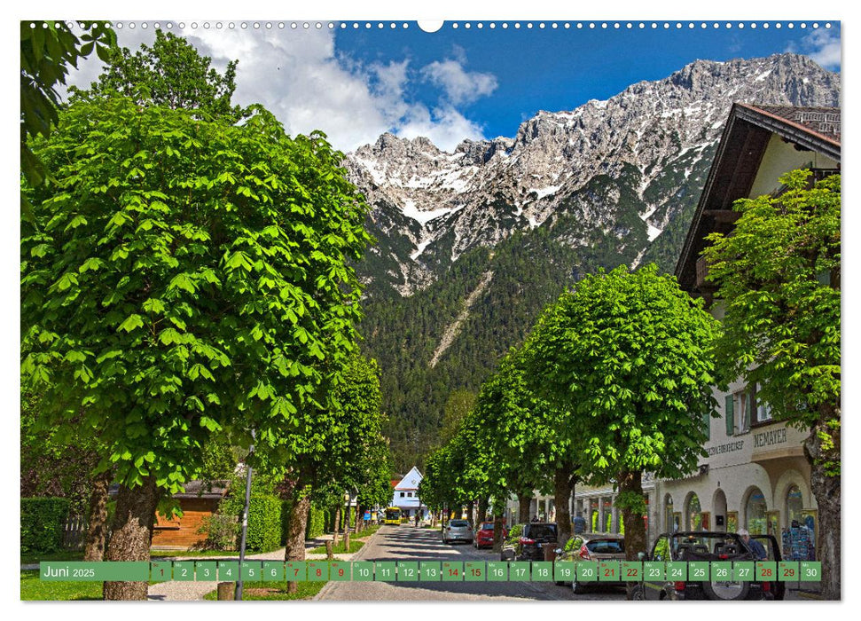 Mittenwald - Perle des Werdenfelser Landes (CALVENDO Wandkalender 2025)