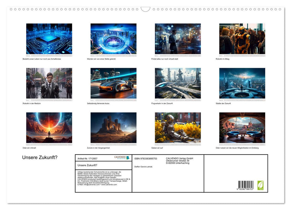 Unsere Zukunft? (CALVENDO Wandkalender 2025)
