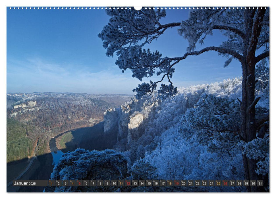 Große Landschaft Obere Donau (CALVENDO Wandkalender 2025)