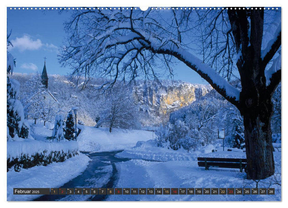 Große Landschaft Obere Donau (CALVENDO Wandkalender 2025)