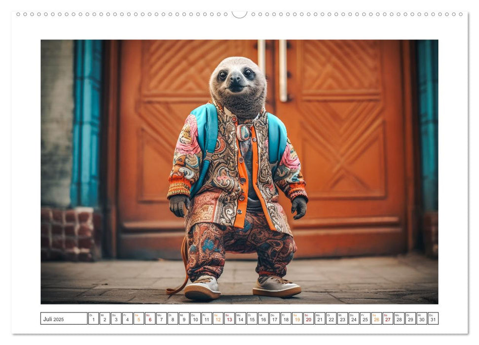 Tierischer HipHop Style (CALVENDO Premium Wandkalender 2025)