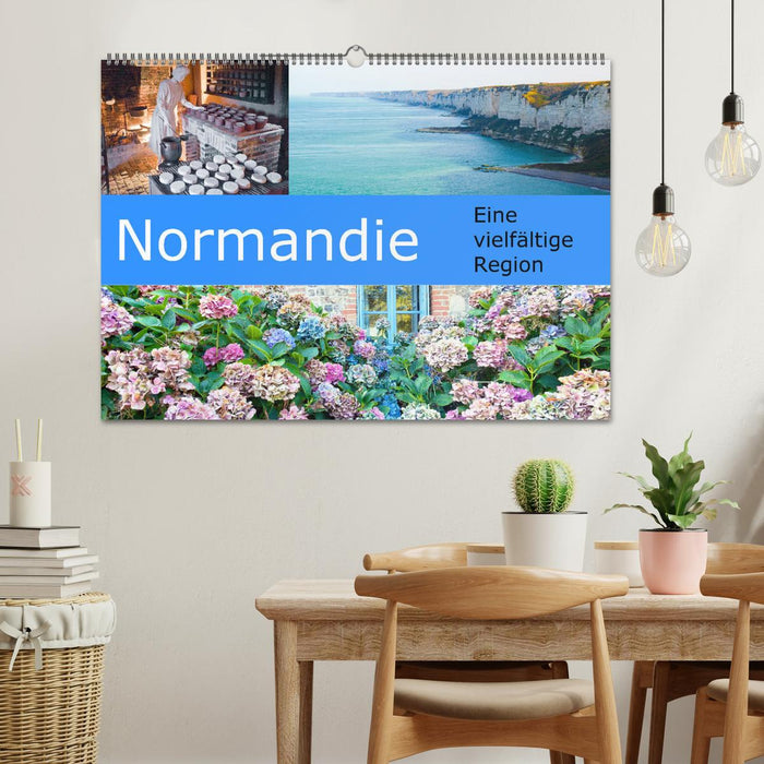 Normandie - Eine vielfältige Region (CALVENDO Wandkalender 2025)