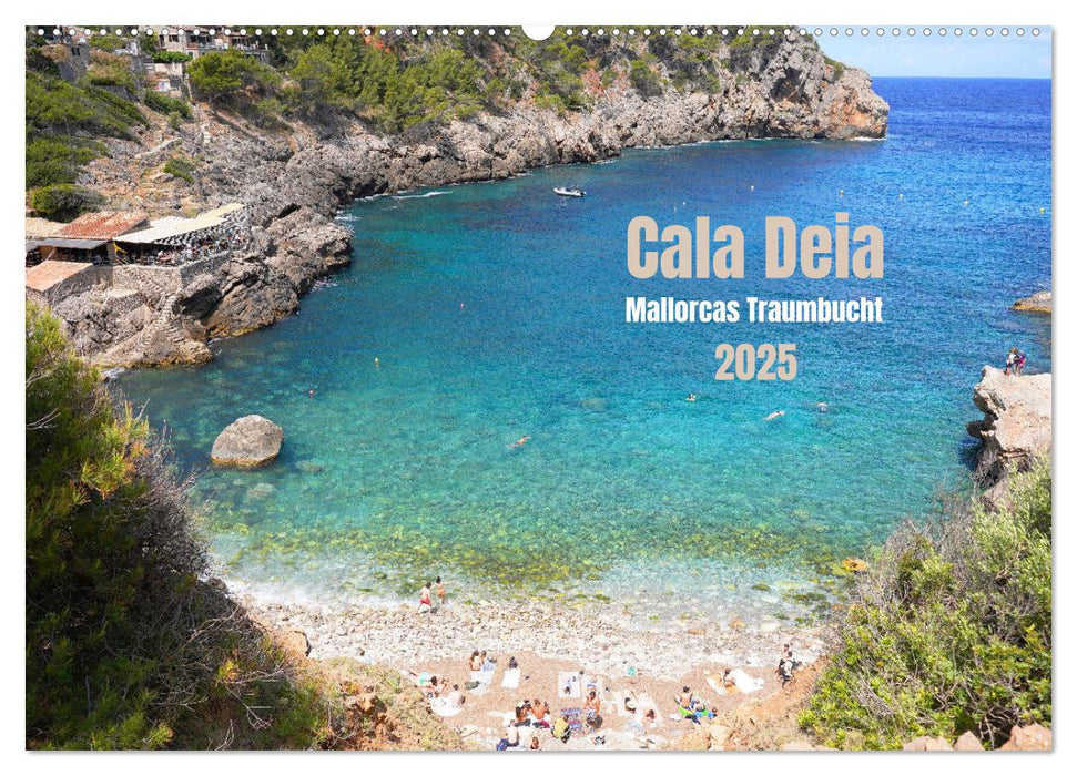 Cala Deia - Mallorcas Traumbucht (CALVENDO Wandkalender 2025)