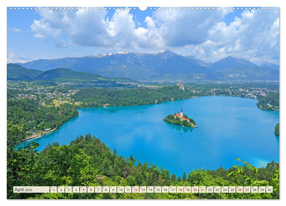 Slowenien - Eine visuelle Reise durch das Land der Kontraste (CALVENDO Premium Wandkalender 2025)