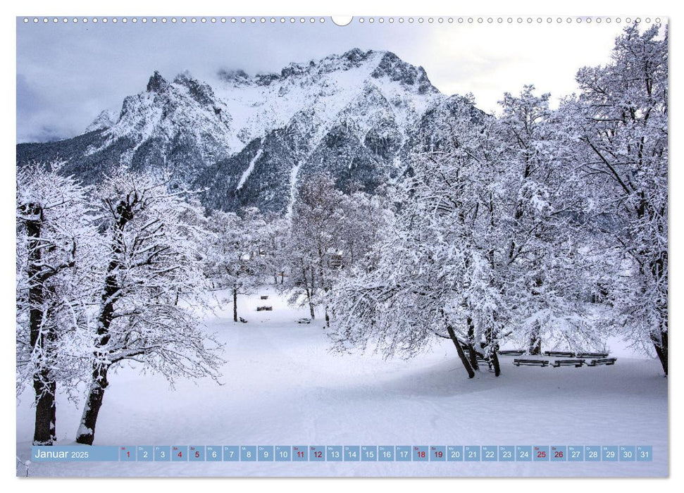 Mittenwald - Perle des Werdenfelser Landes (CALVENDO Premium Wandkalender 2025)