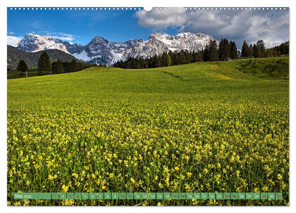 Mittenwald - Perle des Werdenfelser Landes (CALVENDO Premium Wandkalender 2025)