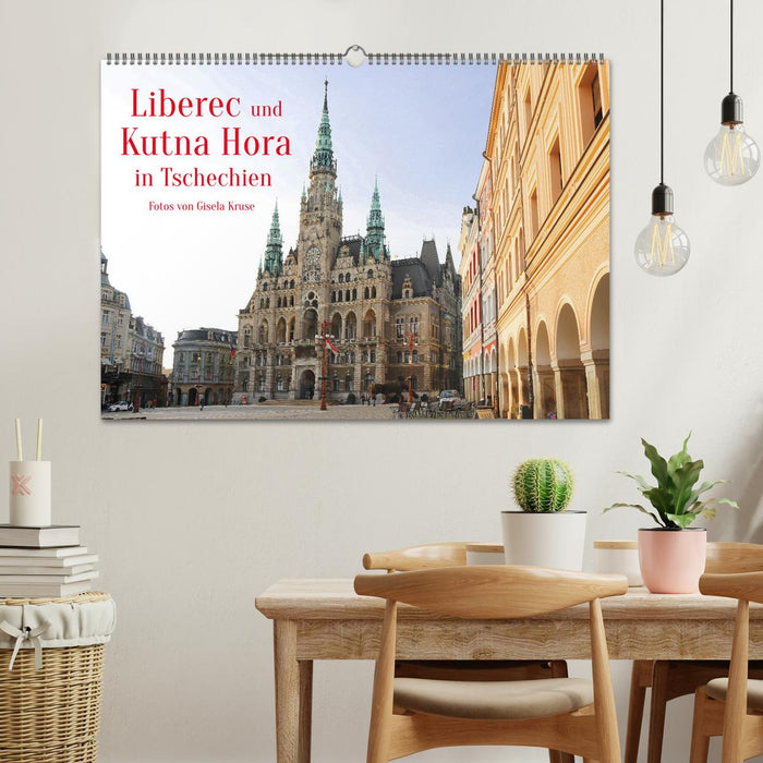 Liberec und Kutna Hora in Tschechien (CALVENDO Wandkalender 2025)