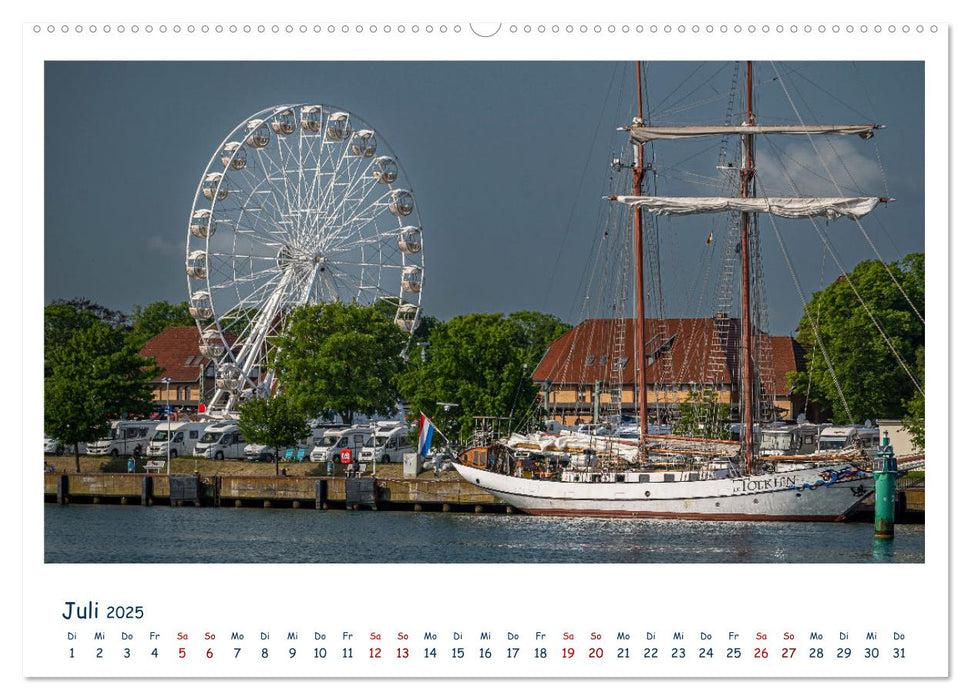 Warnemünde an der Ostsee (CALVENDO Premium Wandkalender 2025)