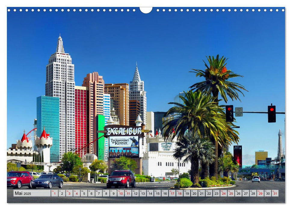 Las Vegas, Stadt der wahr gewordenen Träume (CALVENDO Wandkalender 2025)