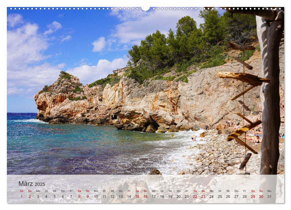 Cala Deia - Mallorcas Traumbucht (CALVENDO Premium Wandkalender 2025)