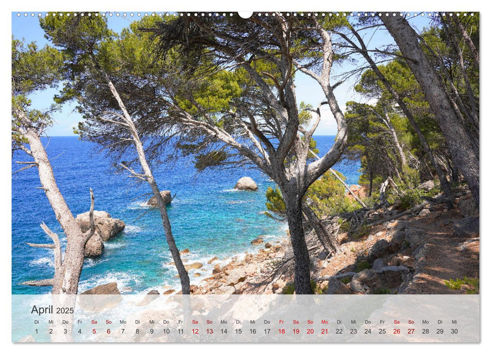 Cala Deia - Mallorcas Traumbucht (CALVENDO Premium Wandkalender 2025)