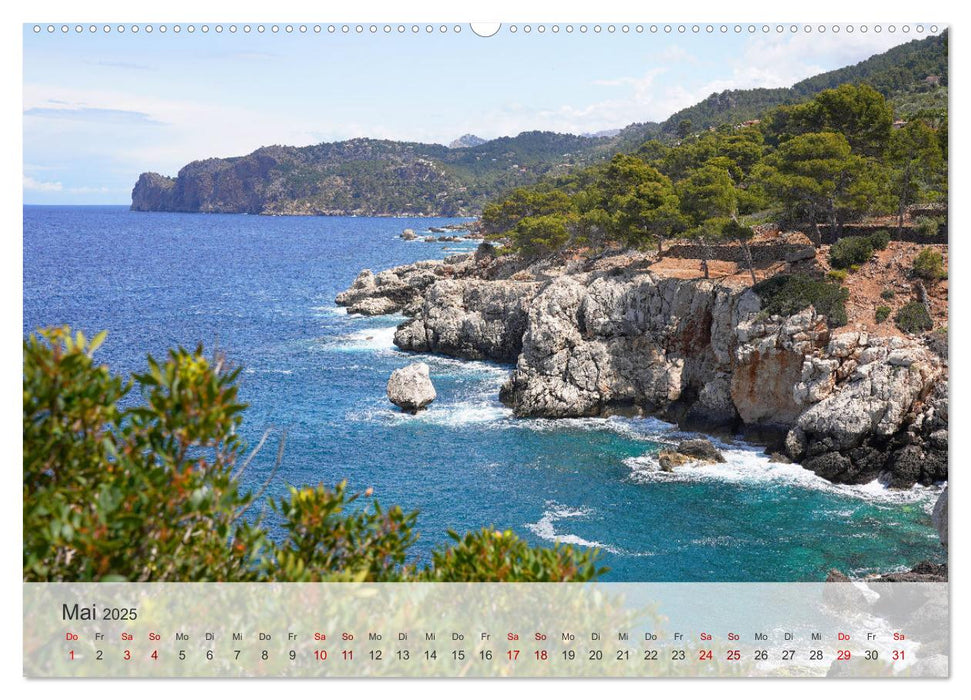 Cala Deia - Mallorcas Traumbucht (CALVENDO Premium Wandkalender 2025)