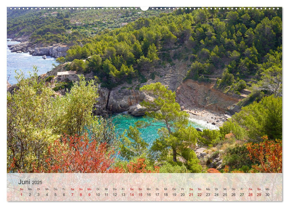 Cala Deia - Mallorcas Traumbucht (CALVENDO Premium Wandkalender 2025)