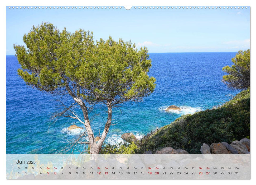 Cala Deia - Mallorcas Traumbucht (CALVENDO Premium Wandkalender 2025)