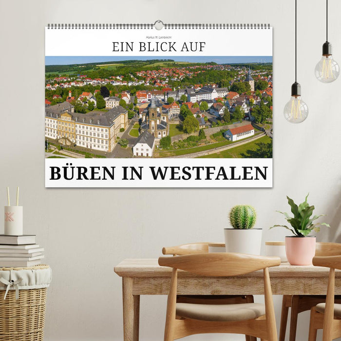 Ein Blick auf Büren in Westfalen (CALVENDO Wandkalender 2025)