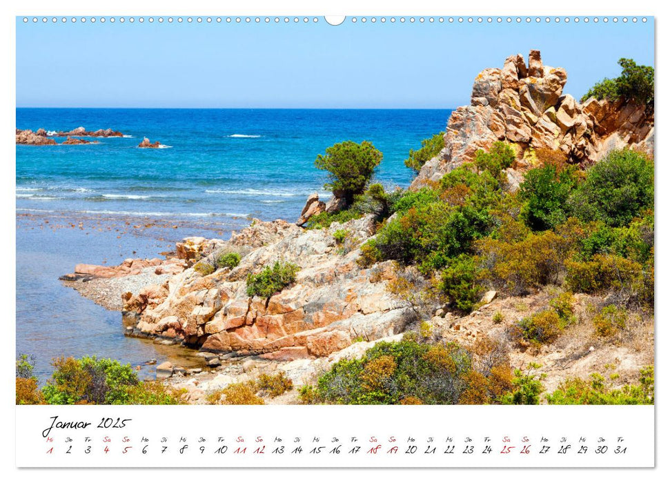 Sardinien - Die Schöne im Meer (CALVENDO Wandkalender 2025)