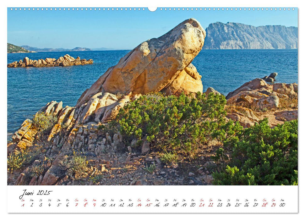 Sardinien - Die Schöne im Meer (CALVENDO Wandkalender 2025)