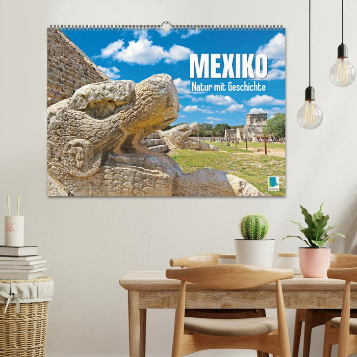 Mexiko: Natur mit Geschichte (CALVENDO Wandkalender 2025)