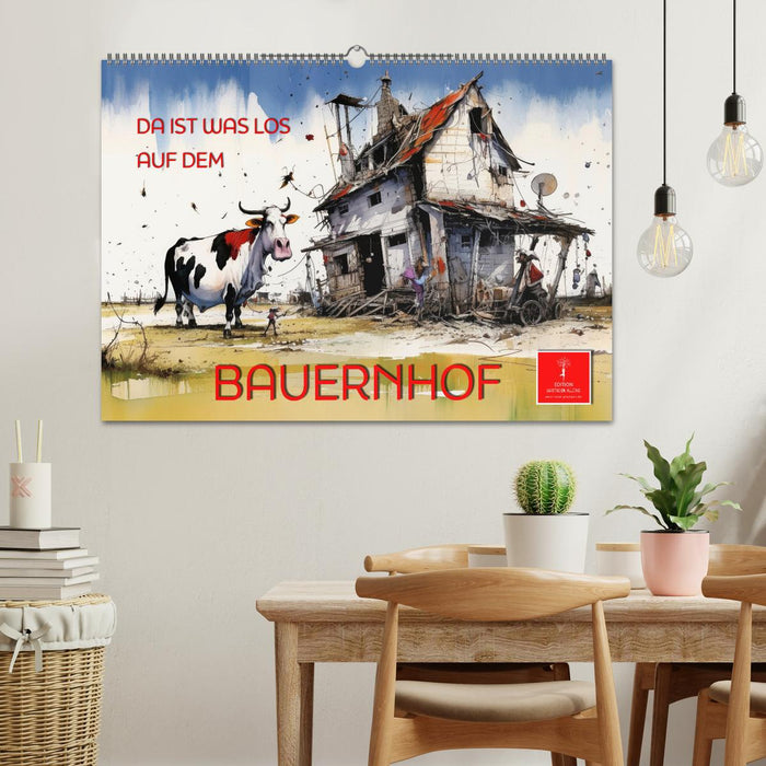 Da ist was los auf dem Bauernhof (CALVENDO Wandkalender 2025)