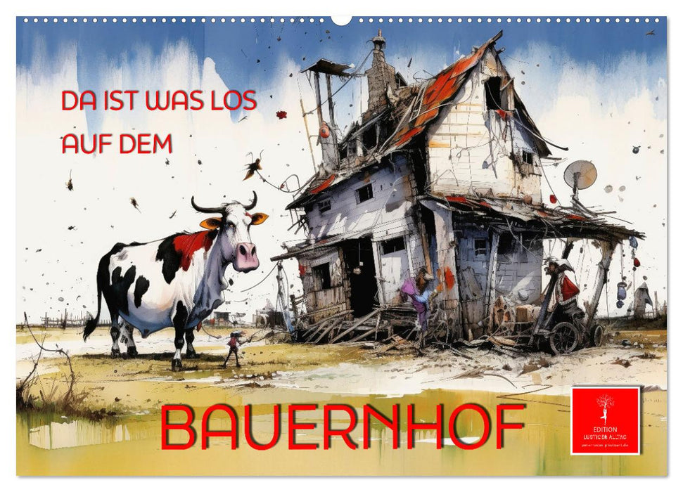 Da ist was los auf dem Bauernhof (CALVENDO Wandkalender 2025)