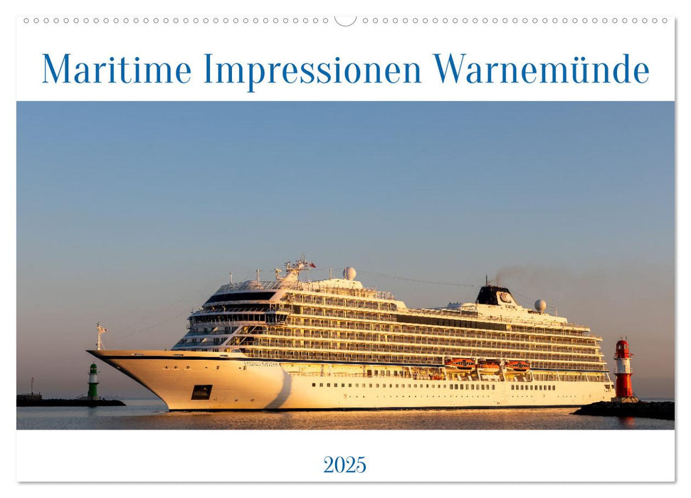 Maritime Impressionen Warnemünde (CALVENDO Wandkalender 2025)