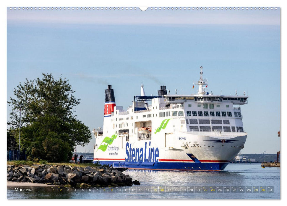 Maritime Impressionen Warnemünde (CALVENDO Wandkalender 2025)