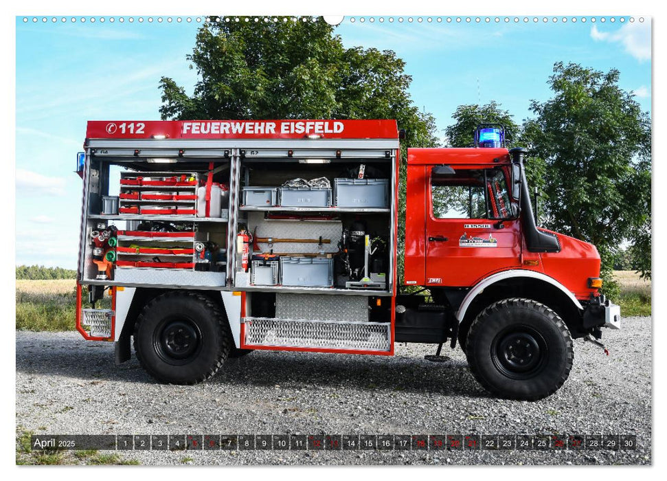 Feuerwehrfahrzeuge (CALVENDO Premium Wandkalender 2025)